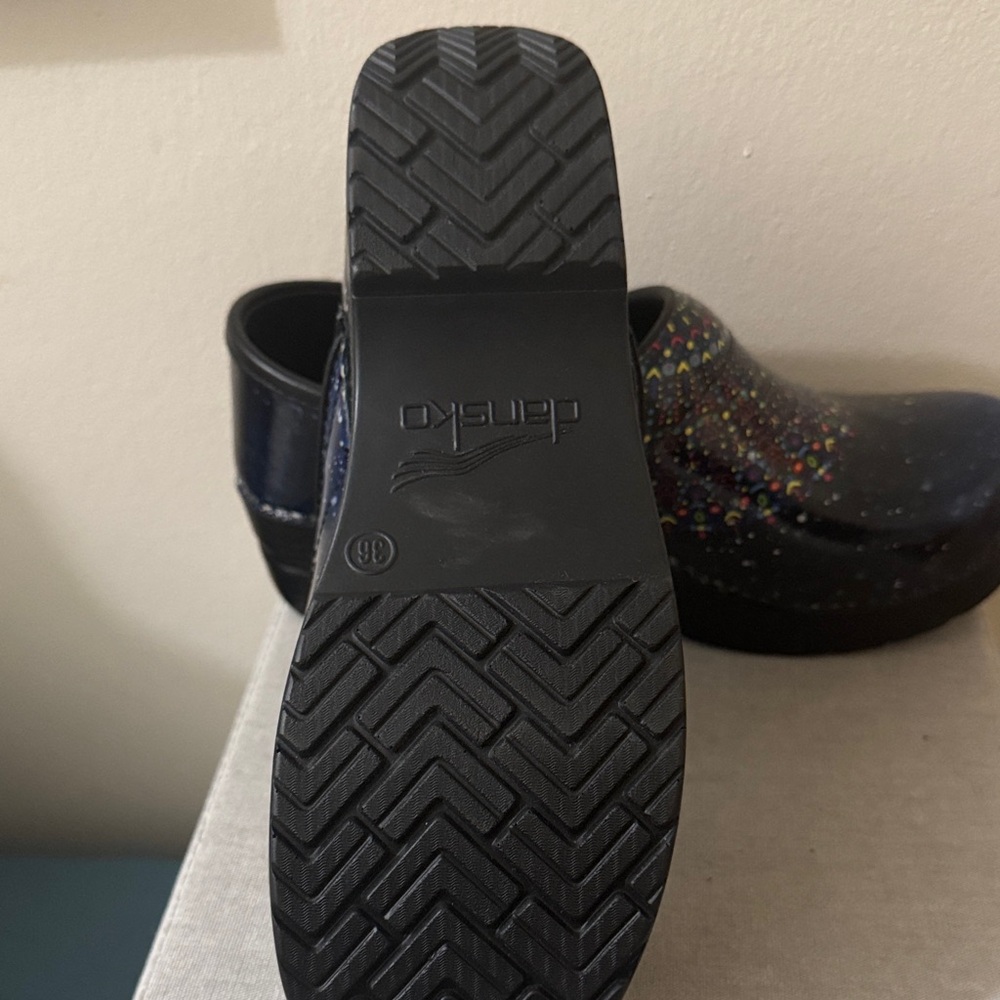 Dansko Multicolor Patterned Clogs - image 3